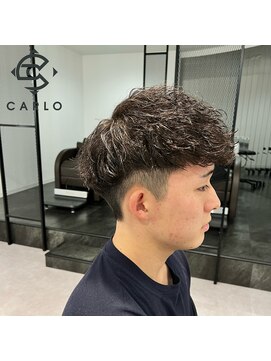 カルロイースタイル(CARLO e-style) Vマッシュ×弱ツイスパ