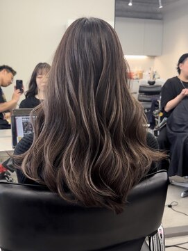 ジルブラン(JIL BLAN) ハイライトバレイヤージュダブルカラー20代30代40代グレージュ