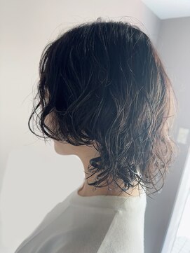 ガーデン 北花田(garden) ニュアンスパーマで濡れツヤモード☆