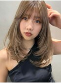 レイヤーカットイヤリングカラーインナーカラーケアブリーチ
