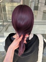 ヲタク(wotaku.)&nbsp;ラベンダーカラーカシスカラーチェリーレッド暖色カラーブリーチ