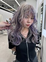 エゴル ナゴヤサカエ(ENGOL NAGOYA SAKAE)&nbsp;ホワイトカラーデザインカラー/ハイトーンカラー/パープルカラー