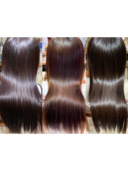 湿度に打ち勝つ縮毛矯正で朝楽ヘアに♪髪質や毛髪強度に合わせて薬剤をセレクト！[自由が丘/髪質改善]