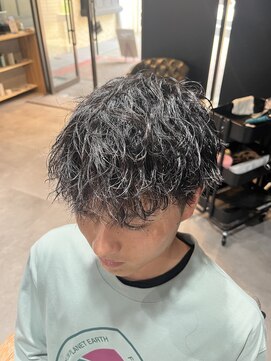 スウェル 柏店(Swell) #ベリーショート#ダークアッシュ#ニュアンスパーマ#韓国マッシュ