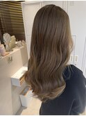 sarajuサブリ ロングレイヤー グレージュ