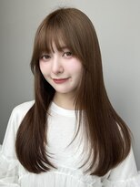 トリッカ シブヤ(TRICCA SHIBUYA)&nbsp;髪質改善/縮毛矯正/ストレートヘア/美髪ストレート/ミルクティー