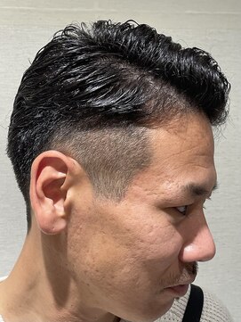 ヒロギンザ 大阪本店(HIRO GINZA) かきあげツーブロック