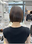黒髪カタログ/ボブルフ/小顔に見せるヘア/ワンレン