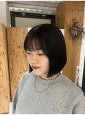 〇ぷつっとスタイリッシュなボブ〇