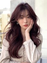 ジーナ 千葉(Zina)&nbsp;韓国風ヨシンモリ×透明感ピンクブラウン/髪質改善