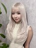 【学割U24】カラー＋前髪カット［学割U24/ケアブリーチ/エクステ/学割U24］
