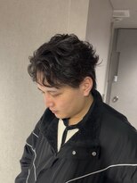 テクト バイアッシュ 吉祥寺店(Tect by Ash)&nbsp;フェザーパーマフェザーショート毛流れツーブロック