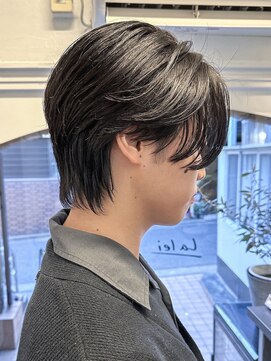 ラレイ ハラジュク(Lalei harajuku) 【白石】韓国メンズヘアセンターパート2wayバングシースルー原宿