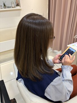 アッシュ 西荻窪店(Ash) カット+髪質改善カラーでツヤサラロング