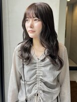 ヘアー アイス ルーチェ(HAIR ICI LUCE) ブリーチ無しダブルカラー/透明感ベージュ/植田