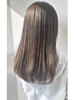 アルファ(Hair Salon alpha) 【大人可愛い×透明感】ハイライト×シアーベージュ
