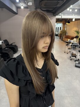 レブ 四条烏丸(Reb,) レイヤーミルクティー/ダブルカラー