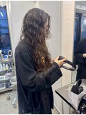 ロングパーマハードパーマスパイラルパーマ波ウェーブレイヤー