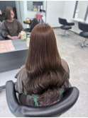 オイルカラー高知美容院ヘーゼルベージュ