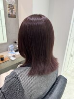 ビブ(VIV) 肩下外ハネスタイル/暖色カラー/ラベンダーピンク