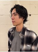 マッシュレイヤー×ラフウェーブパーマ