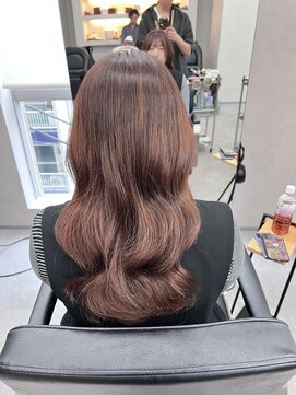 アドア 横浜(ADORE) 【ADORE横浜】ピンクベージュ×レイヤーカット