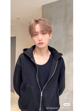 ザシェノンアオヤマ(THE CHAINON AOYAMA) フェザーコンマバング×ミルクティーベージュ