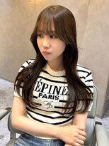 ジーナ 天神(Zina)&nbsp;韓国ヘア/顔周りカット/レイヤーカット/グレージュカラー