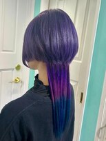 マティーナ ヘアー 池袋(Matina hair)&nbsp;【クラゲヘア/デザインカラー/ラベンダー/ブルー】池袋美容室