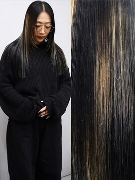 ヴァーディ オモテサンドウ(Vardy omotesando) design/ミケネコ コントラスト ハイトーンデザインカラー 表参道