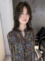 ダンボ(DUMBO)&nbsp;【sayaca】オリーブグリーン/ミディアムレイヤー/パーマ