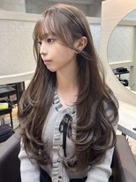 フォート(FORT)&nbsp;ダークブラウン/バタフライレイヤーカット/顔周りカット