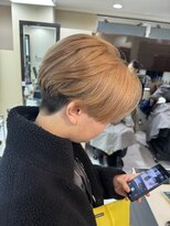 ジーナ 大宮(Zina)&nbsp;メンズ/ブリーチカラー/ミルクティーベージュ 目黒