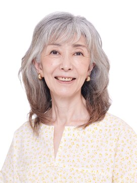 ランコントレ グレイヘアの方に◎セミロングパーマスタイル