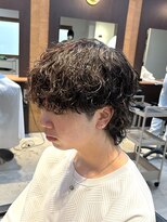 アトラクト バイ ラック 津田沼(Attract by LUCK)&nbsp;シャドウウルフパーマ/津田沼/メンズパーマ/シャドウパーマ