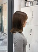 髪質改善x切りっぱなしボブ