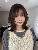 エトワ 中央店(etoi)&nbsp;大分ハッシュカット胸上鎖骨下ミディアムレイヤースタイルかるめ