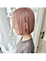ジジ ヘアワークス(gigi hair works) ミニボブ×ピンクヴェール