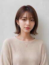 リトマス 二子玉川(litmus)&nbsp;二子玉川/レイヤーボブ/顔周りレイヤー/シースルーバング/ボブ