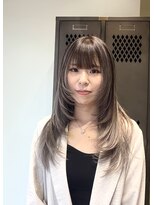 リフル 八王子(RIFULL)&nbsp;ハイライト　バレイヤージュ　脱白髪染め　レイヤー　髪質改善