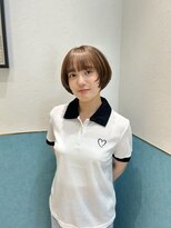 ロンド レイ 立川(Lond Ray) レイヤーボブ/ミルクティーベージュ/髪質改善/顔周り/立川
