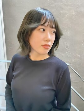 エトレ(etore) 透明感シアーグレージュ/ミディアムレイヤー/くびれ
