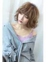 ミリム 栄矢場町店(MIRiM)&nbsp;【MUSE】大人かわいいゆるふわ外国人風ボブ、ロブ