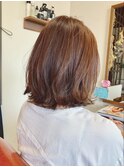 【moca HAIR DESIGN】ナチュラルな外ハネボブ
