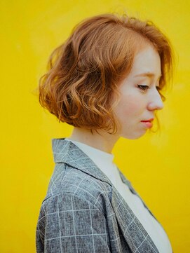 キリカ 中野(KIRIKA) 重ためウェーブボブ サイド【amble中野】