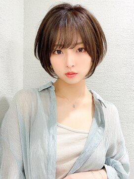 アフロート エル 錦糸町(AFLOAT L) 【ラルユー松宮】ラベージュ韓国シースルーバング髪質改善カット