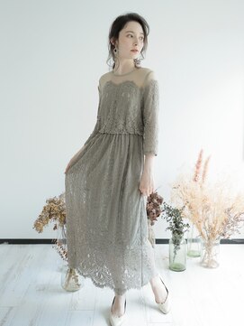 ヘアセット&メイク専門店 カスミ(Kasumi) D-24【レンタルドレス】troisieme chaco