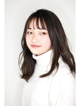 モディッシュ(modish beauty) シースルーバングのミディアムレイヤー