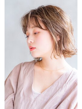 レニーバイエース(LANY by ACE) 【LANY 横浜】ラフウェーブ×ミルクティーベージュ