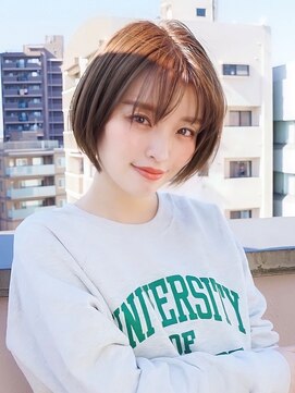 アグ ヘアー シーア 守山店(Agu hair sia) 《Agu hair》軽ふわ★シルキーベージュショート